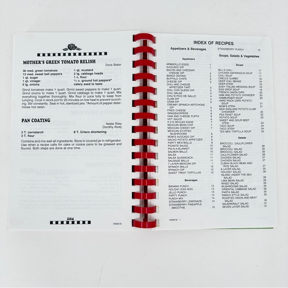 Feeding the Flock Cookbook 2000 First Baptist Church Krugerville Texas Recipes - Picture 10 of 15